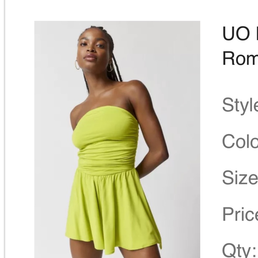 Urban outfitters Dakota romper